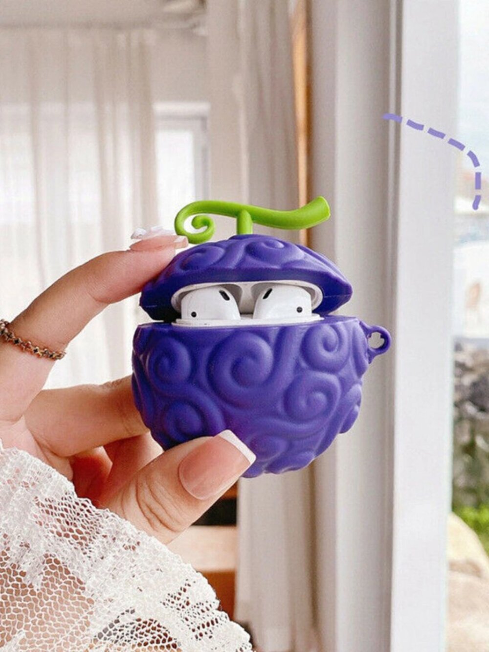 One Piece Anime Devil Fruit Gum Gum Gomu Gomu No Mi Airpods 3 Case
